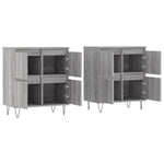 Sideboards 2 pcs Grey Sonoma Engineered Wood 3190179