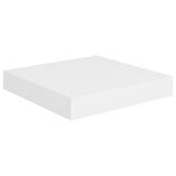 Floating Wall Shelves 4 pcs White 23x23.5x3.8 cm MDF 323804