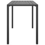 Garden Dining Table Anthracite Steel 110 x 54 x 70 cm Durable 364600