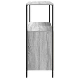 Bathroom Cabinet with Shelves Grey Sonoma 76.5x35x95 cm 861920