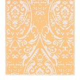 Outdoor Carpet ARAKIL Orange and White 160x230 cm PP 310462