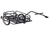 Bike Cargo Trailer Bicycle Trailer Cargo Storage Cart w/ Hitch Cycling Camping Luggage Storage T3398P349475