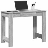 Desk Grey Sonoma 100x45x75 cm Engineered Wood 860432