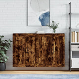 Wall Mounted Cabinets 2 pcs Smoked Oak Engineered Wood 3198046