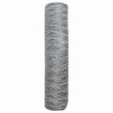 Hexagon Fence Silver 0.5 x 100 m Galvanised steel 42005743