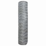 Hexagon Fence Silver 0.8 x 100 m Galvanised steel 42005752