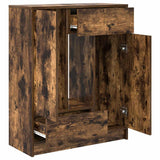 Sideboard with Drawers and Doors Smoked Oak 73x31x90 cm 861854