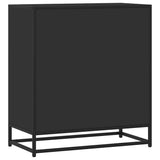 Sideboard Black 68x35x76 cm Engineered Wood and Metal 848974