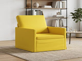 Armchair Light Yellow 70 x 81 x 82 cm Fabric 42041016
