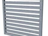 Wall Mounted Plant Stands Set of 2, Fir Wood Flower Stand with Shelves and Slatted Trellis for T3398P325123