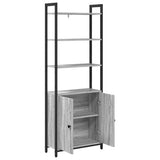 Book Cabinet Grey Sonoma 60 x 24 x 161 cm Engineered Wood 883859