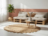 Area Rugs Natural 180 cm Jute 42010818