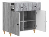 Sideboard Grey Sonoma 66 x 34.5 x 90 cm Engineered Wood 894181
