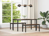 Bench Smoke Oak 80 x 35 x 45 cm Engineered Wood 892592