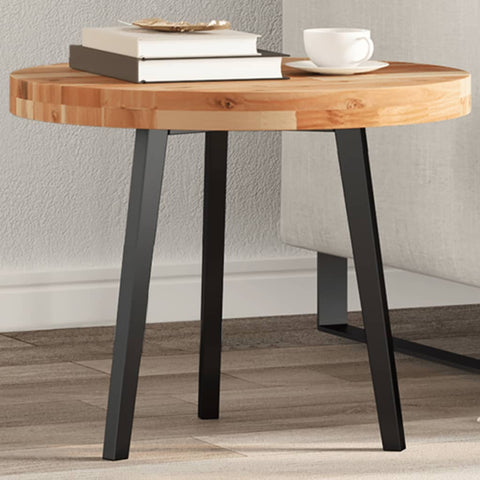 ZNTS Table Top Round Ø50x4 cm Solid Wood Acacia 4008701