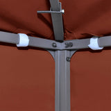 2-Tier Gazebo Top Cover 310 g/m 3x3 m Terracotta 46616
