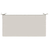 Seat Cushion SOEST 100% Polyester White 120 x 80 x 10 cm 946792