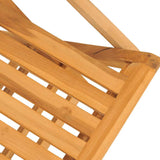 Folding Garden Chair Set of 2 Teak Solid teak wood Standard 362758