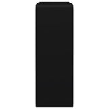 Wall Cube Shelves 3 pcs Black MDF 323953