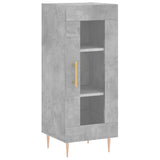 ZNTS Sideboard Concrete Grey 34.5x34x90 cm Engineered Wood 828784