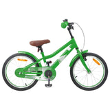 Kids Bike 18 Inches for 5-7 Years Old Green 42009376