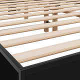 Bed Frame without Mattress Black 150x200 cm King Size 3280232