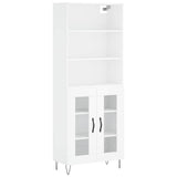 Highboard White 69.5x34x180 cm Engineered Wood 3189309