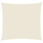 Sunshade Sail Oxford Fabric Square 5x5 m Cream 135196