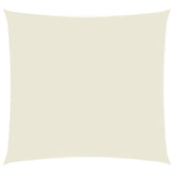 Sunshade Sail Oxford Fabric Square 5x5 m Cream 135196