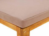 Sofa Set 3 pcs Natural Solid Acacia Wood 3417221