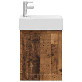 Bathroom Vanity Unit with Tap Old Wood 45.5 x 22.5 x 84 cm 889509