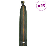 Sandbags 25 pcs Dark Green 120 x 27 cm HDPE 3406151