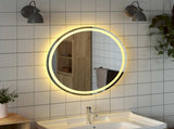 LED Bathroom Mirror Transparent 70 cm Tempered Glass 42045848