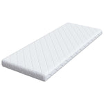Mattress with Coconut Layer White 200 x 70 cm PU Foam 4106379
