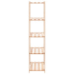 5-Tier Storage Racks 2 pcs 80x38x170 cm Solid Pinewood 250 kg 279404