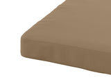 4-Piece Seat Cushions SOEST 4 pcs 100% Polyester Taupe 945044