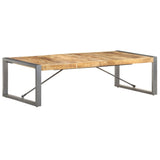 Coffee Table 140x70x40 cm Rough Mango Wood 321587