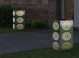 Solar LED Pathway Light 2 pcs Warm White 18 x 18 x 50 cm 879783