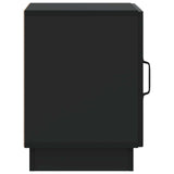 Bedside Table Black 43 x 34.5 x 47 cm Engineered Wood 895257