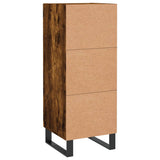 Sideboard Smoked Oak 34.5x34x90 cm Engineered Wood 830473
