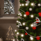 Solar Fairy Lights 2 pcs 2x200 LED Cold White Indoor Outdoor 328948