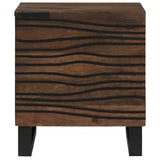 Bedside Cabinet 2 pcs Walnut 40 x 33 x 46 cm Engineered Wood 4018005