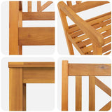 Garden Dining Set 3 pcs Brown Solid Acacia Wood 3375649