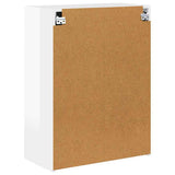TV Wall Cabinet Wall-mounted High Gloss White 59.5 x 31 x 80 cm 892363