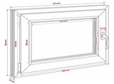 Basement Window Internal Colour White RISOR 75 x 50 cm 42047897
