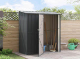 Garden Sheds Anthracite 140.5 x 74 x 200 cm Metal 42011297