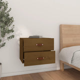 Wall-mounted Bedside Cabinet Honey Brown 50x36x40 cm 820982