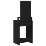 ZNTS Dressing Table with Drawers - Black Oak - 50x41x140 cm 865128