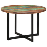 Dining Table 110x75 cm Solid Wood Reclaimed 338480