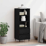 Highboard Black Oak 40 x 36 x 110 cm Engineered Wood 882734